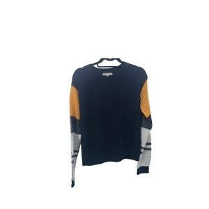 Cable stitch Black sweater puppies/sleeves XL